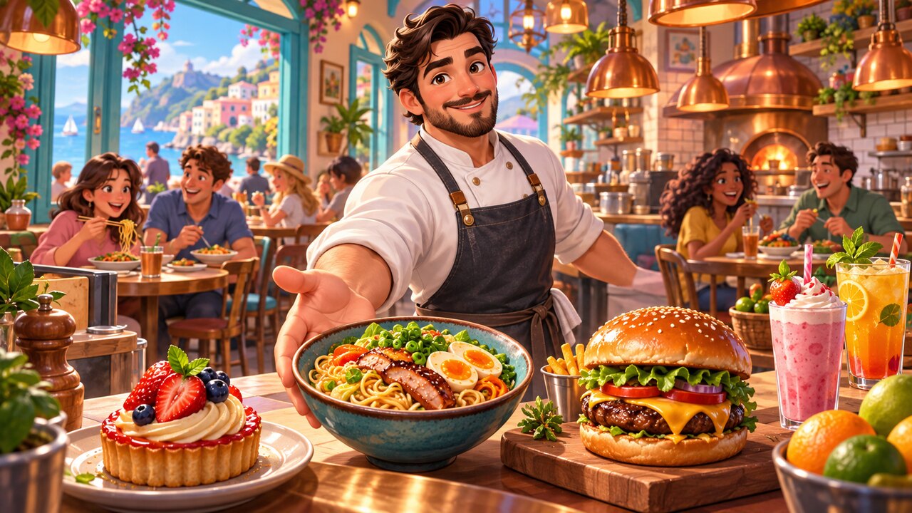 Food Tycoon restaurant artwork
